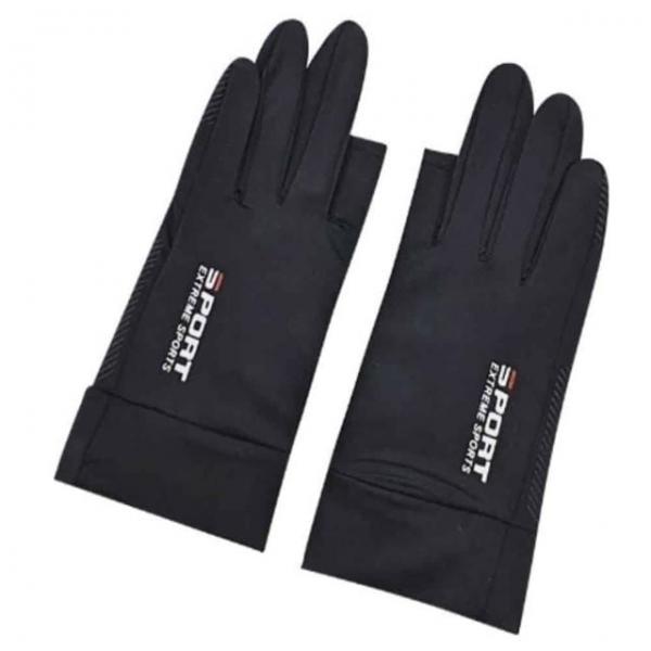 투 핑거 장갑 검정 등산용품 라이딩장갑 캠핑장갑