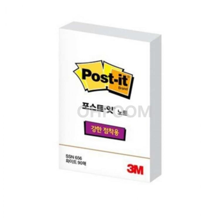 강한점착용 노트 화이트 51x76mm 90매 체크리스트메모지 뜯어쓰는메모지 탁상메모지