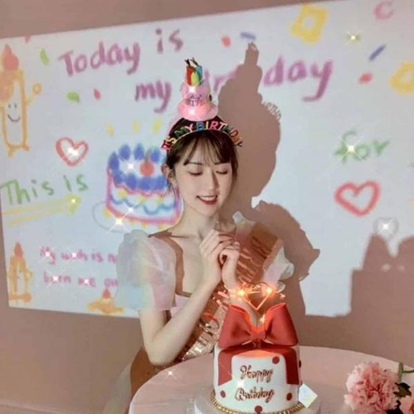 조명 미니빔 생일파티장식 휴대용빔프로젝트 생일파티꾸미기