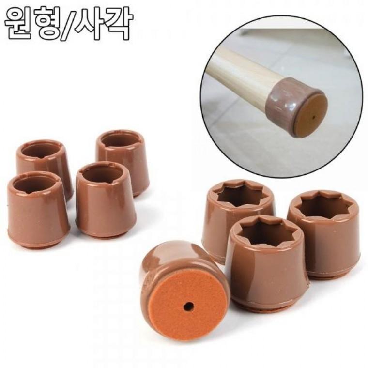 의자캡 긁힘방지 가구 바닥보호 미끄럼방지 소음방지캡