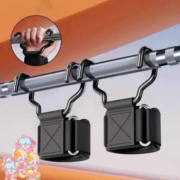 2p 턱걸이 보조 후크 풀업 후크 그립 보조 웨이트 홈트 근력운동 트레이닝 헬스 보조도구