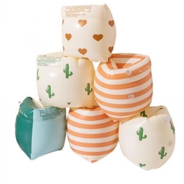 유럽  암튜브 팔튜브 암링 튜브 성인 6color 성인용 스트라이프 스노쿨링 팔 어깨 물놀이 팔링 용품