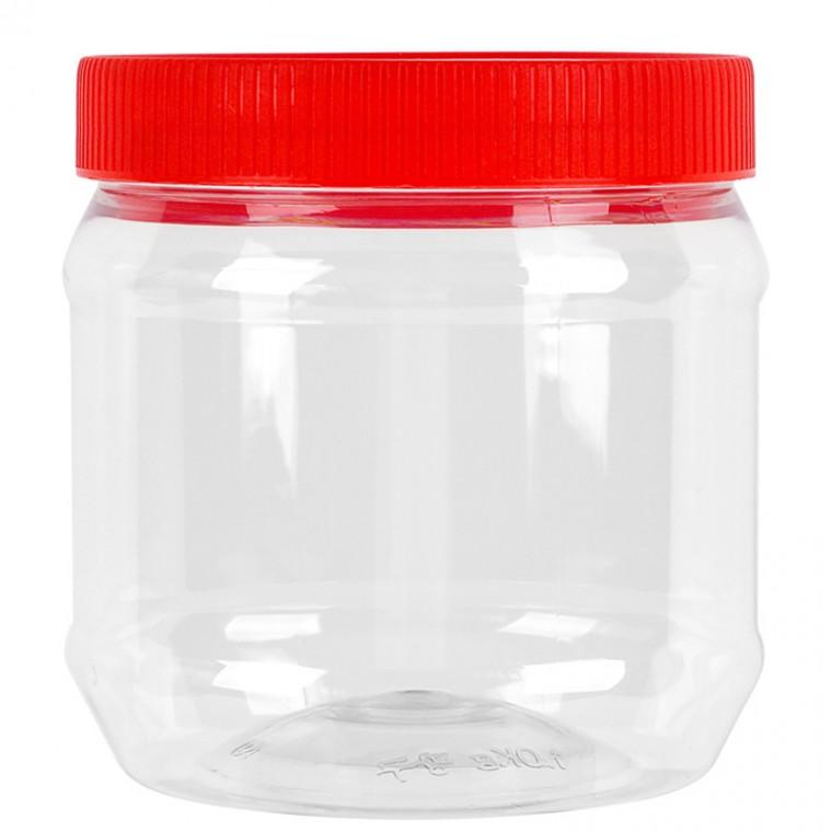 디디샵 젓갈 장아찌 원형 PET 밀폐 용기 1L (500022)