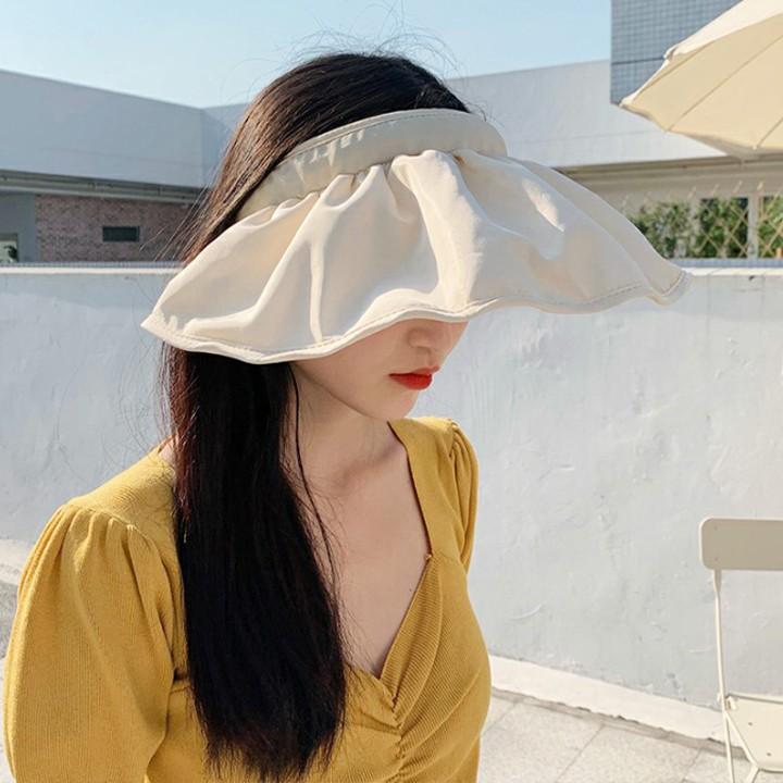 볕차단 롤업 헤어밴드 모자
