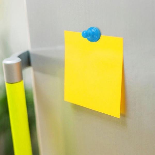 메모 자석홀더 5개입 1.9x2.5cm 블루 메모자석 냉장고메모자석보드