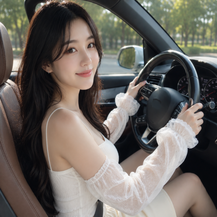 [싸더라] 여성 레이스 팔토시 운전 자외선차단 운전용 쿨토시 손등커버 여름 암커버