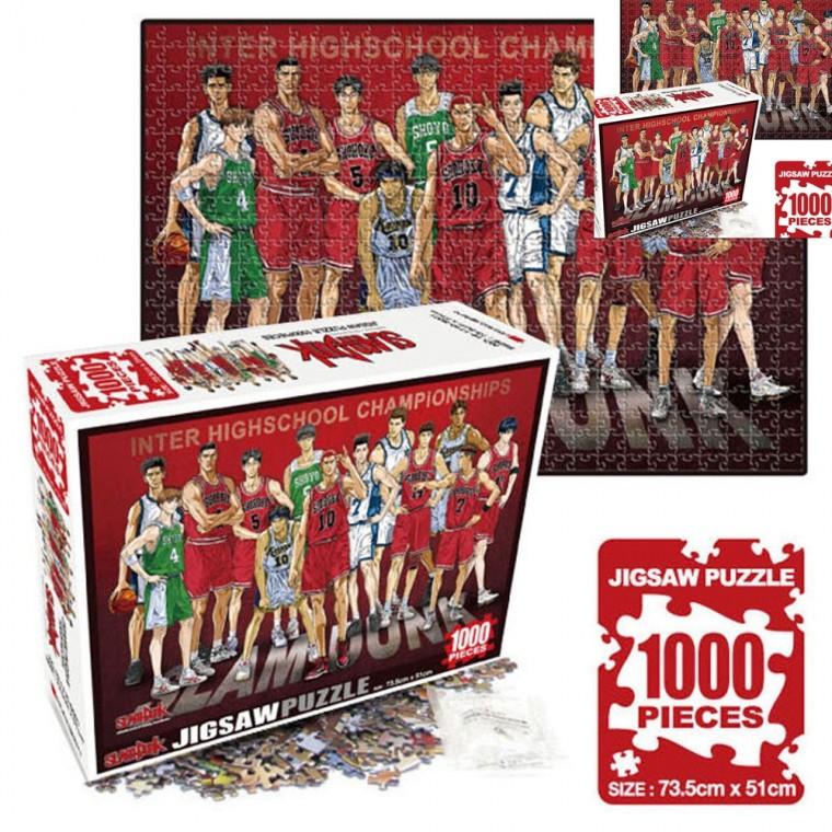 슬램덩크 직소퍼즐 1000p 인터 하이스쿨 챔피언십 어린이퍼즐 직소퍼즐액자 청소년퍼즐