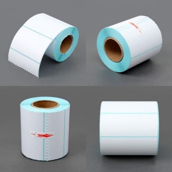 바코드 감열 롤라벨 500매 80x50mm 네임라벨지 스티커라벨지