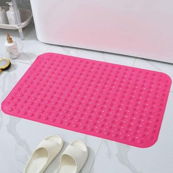 미끄럼방지 욕실매트 57x88cm 핑크 미끄럼방지매트 미끄럼방지욕실매트
