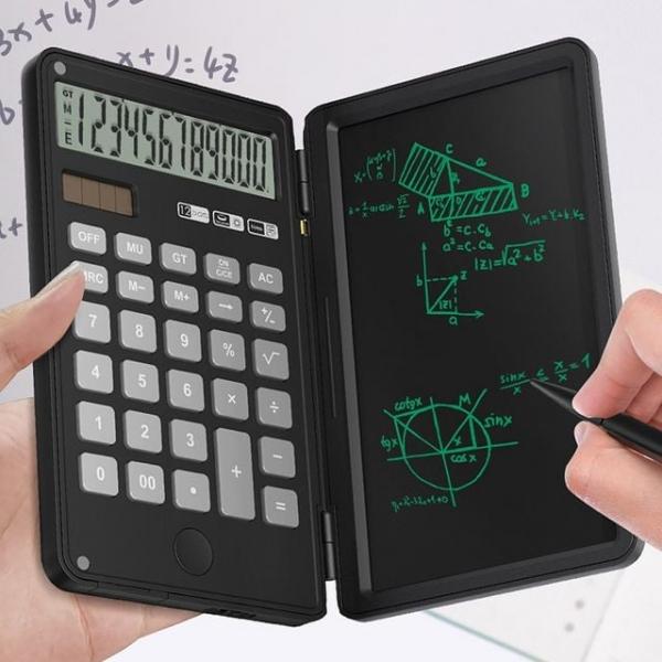 전자 메모패드 계산기 블랙 휴대용계산기 계산기노트