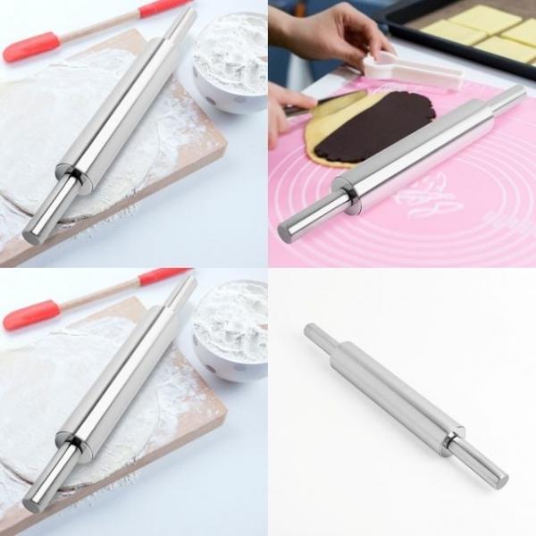 스텐 반죽밀대 43cm 베이킹밀대 제빵도구