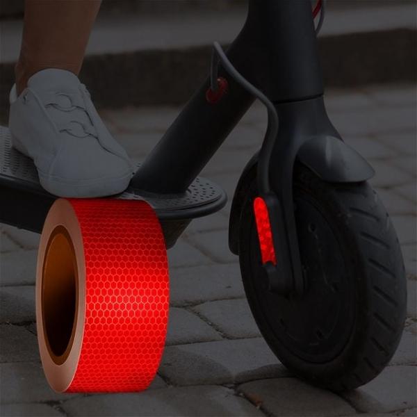 반사테이프 5cmx20m 레드  야간반사테이프 자동차야광스티커