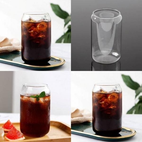 비어 글라스캔 유리컵 3p세트 400ml 카페컵 커피유리컵