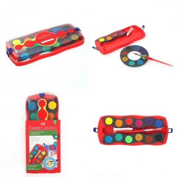 파버카스텔 12색 커넥터 수채물감 미술도구 미술용품