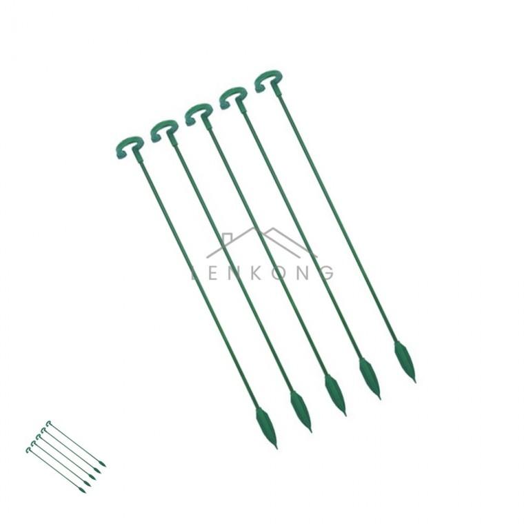 식물 꽃 줄기 고정 지지대 37cm 5개입 가드닝 화분지지대 원예자재 지주대 텃밭