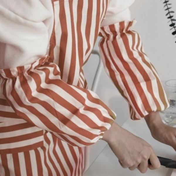 줄무늬 팔토시(빈티지브릭)