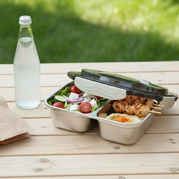 500114 렌지 스텐 칸칸 밀폐용기 1100ml