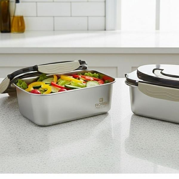 500112 렌지 스텐 밀폐용기