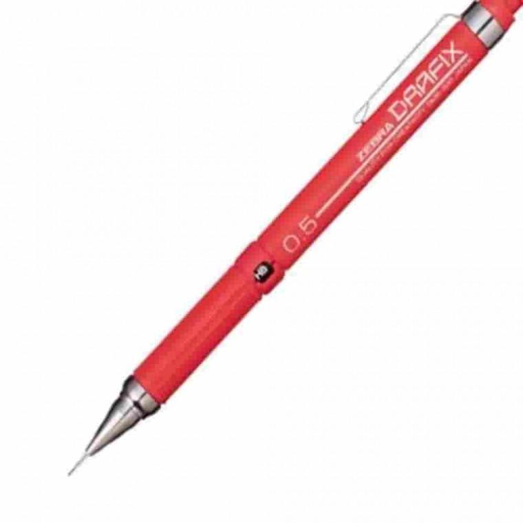 드라픽스 샤프 레드 0.5mm 일제샤프 학생샤프 필기용샤프 수험생샤프