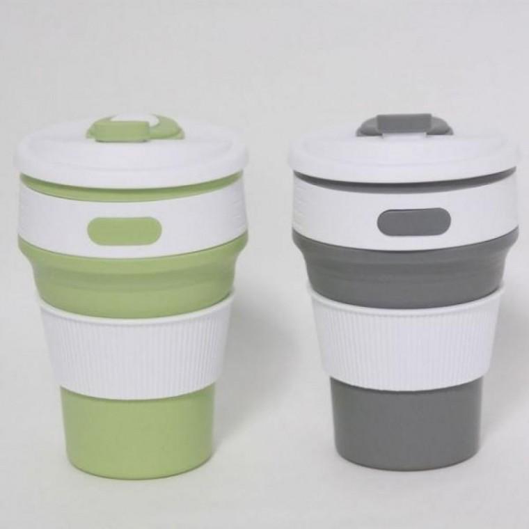 필승 실리콘 접이식컵350ml 자바라 텀블러