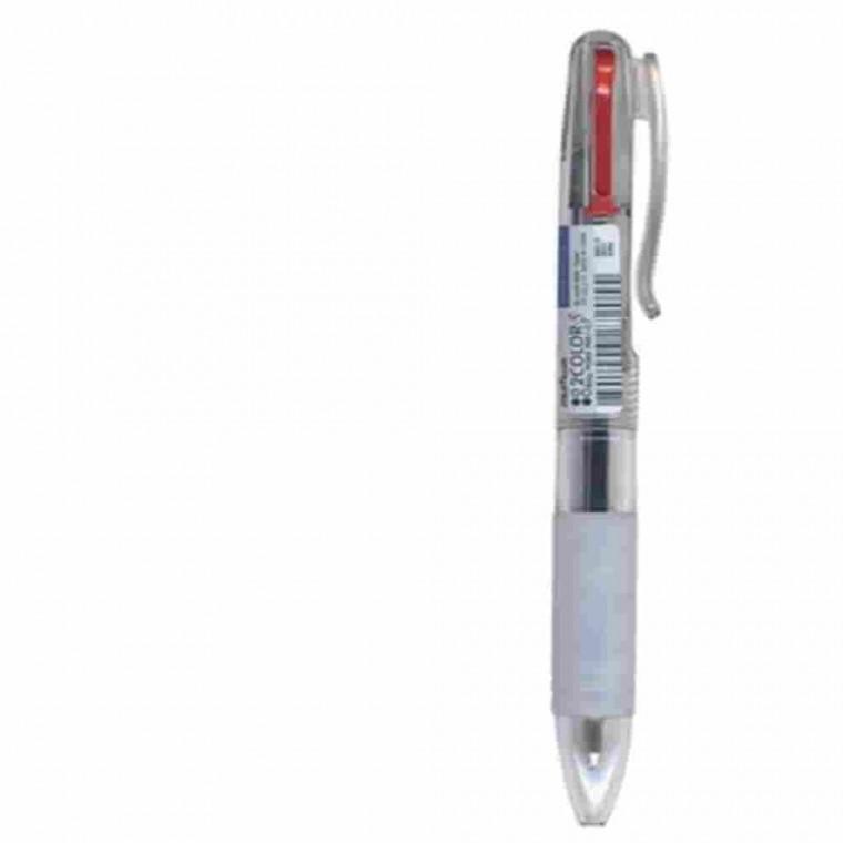 2색볼펜 0.7mm 흑 적 학원볼펜 똑딱이볼펜 수험생볼펜 클립볼펜