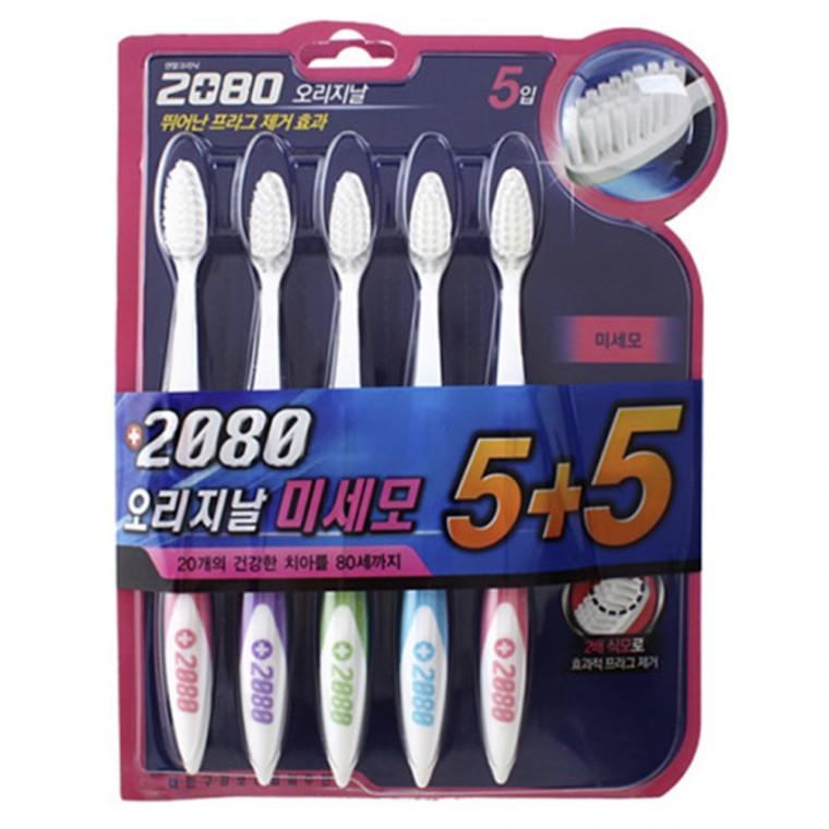 2080 칫솔교정 어금니 5플러스5 미세모