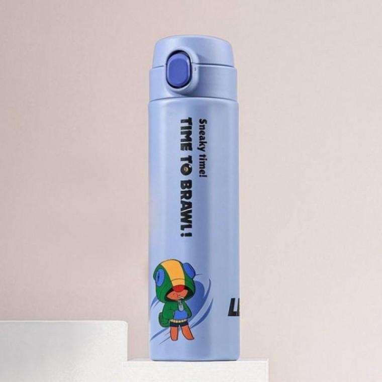스텐 엣지 500ml 레온 이중 브롤스타즈 원터치 텀블러 더보틀