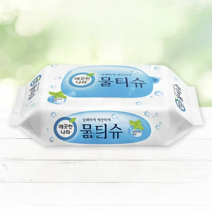 물티슈 10팩 휴대용 깨끗한나라