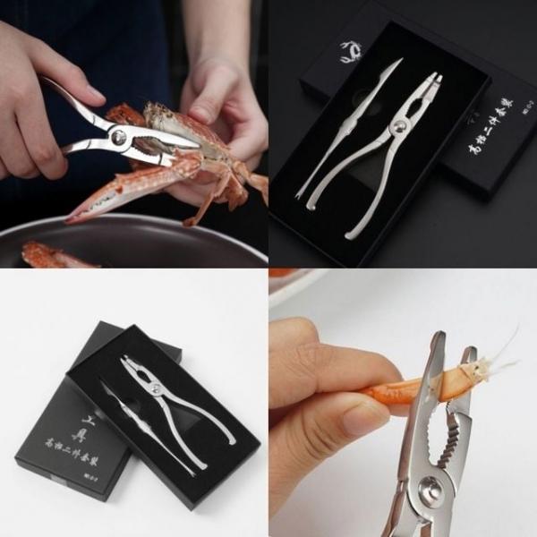 스텐 크랩 크래커 포크 세트 대게포크 스텐가위 대게가위