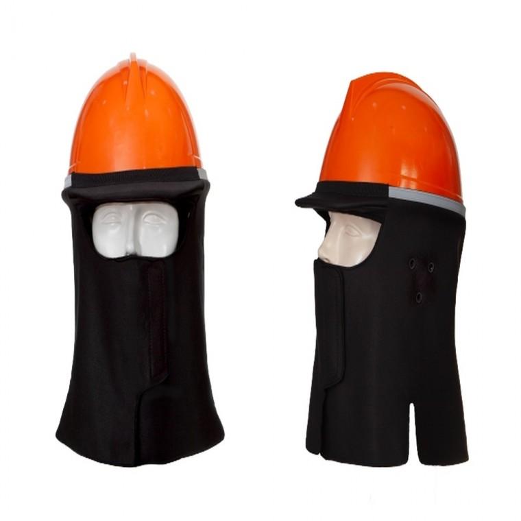 안전모 방한바람막이 흑색 겨울귀마개 머리보호구 안전모내피