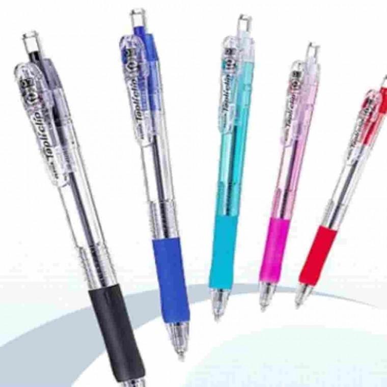 타프리클립 볼펜 0.5mm 흑 학생용볼펜 노크식볼펜 필기용볼펜 오피스볼펜