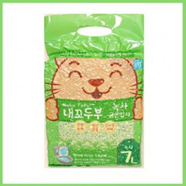 고양이두부모래 녹차 7L 고양이화장실 고양이배변모래 반려묘모래