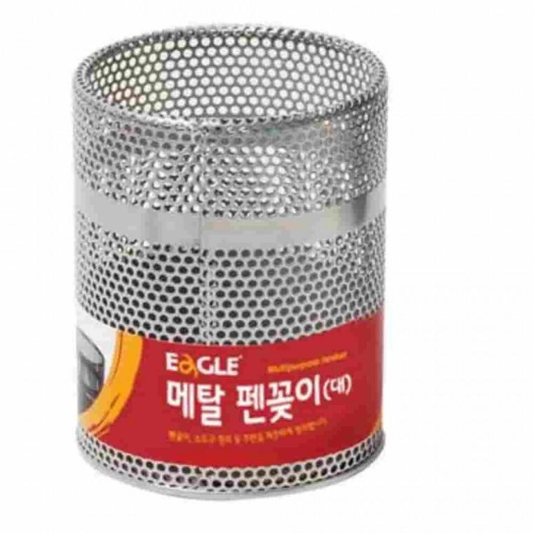 메탈펜꽂이 소 블랙 색연필통 회사책상정리 필기구정리함 볼펜꽂이