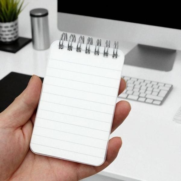 투명커버 유선 수첩 10p세트 80매  포켓수첩 휴대용수첩