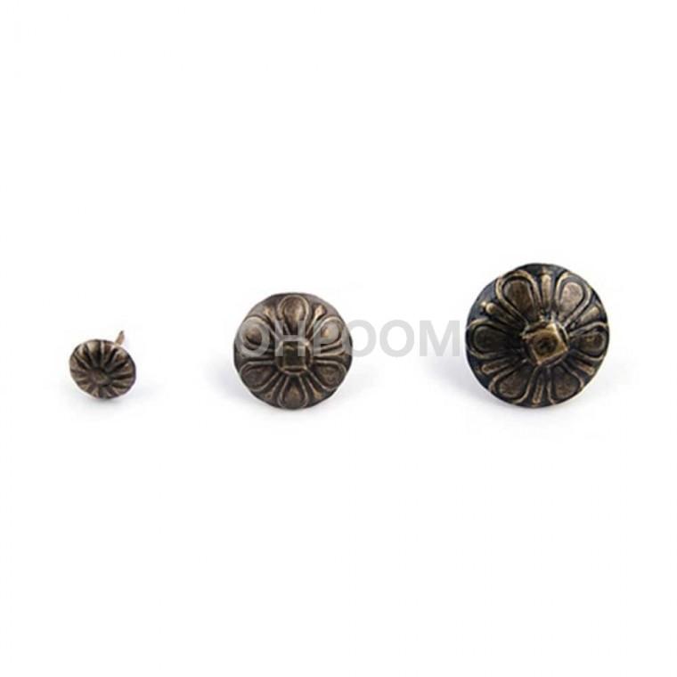 비오 가리비 엔틱 소 11x16mm 문장식 장식핀 고정용압정