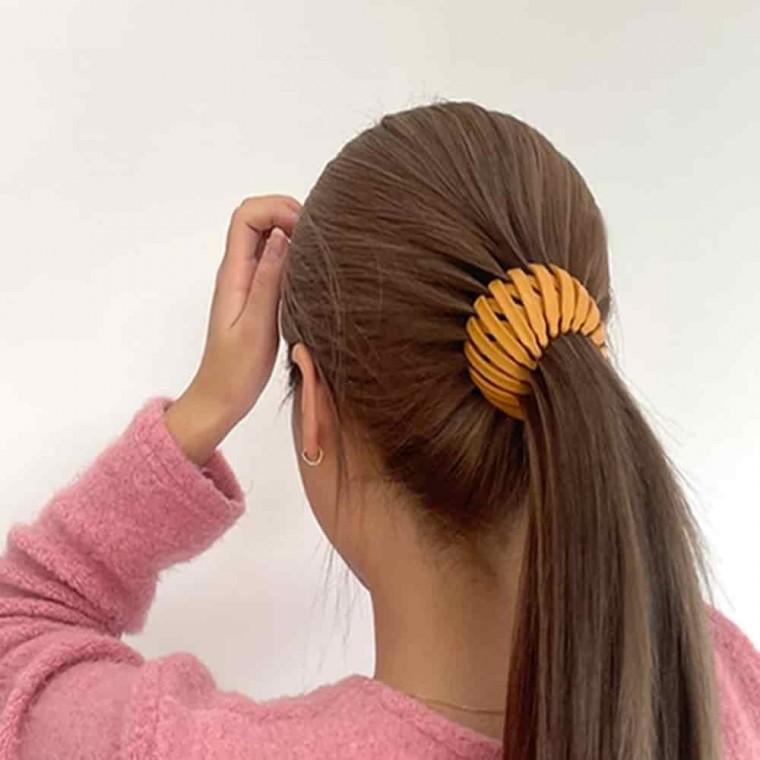 포니 무광 똥머리핀 긴머리헤어핀 긴머리집게핀 집게머리핀 포니테일집게핀 여자헤어핀