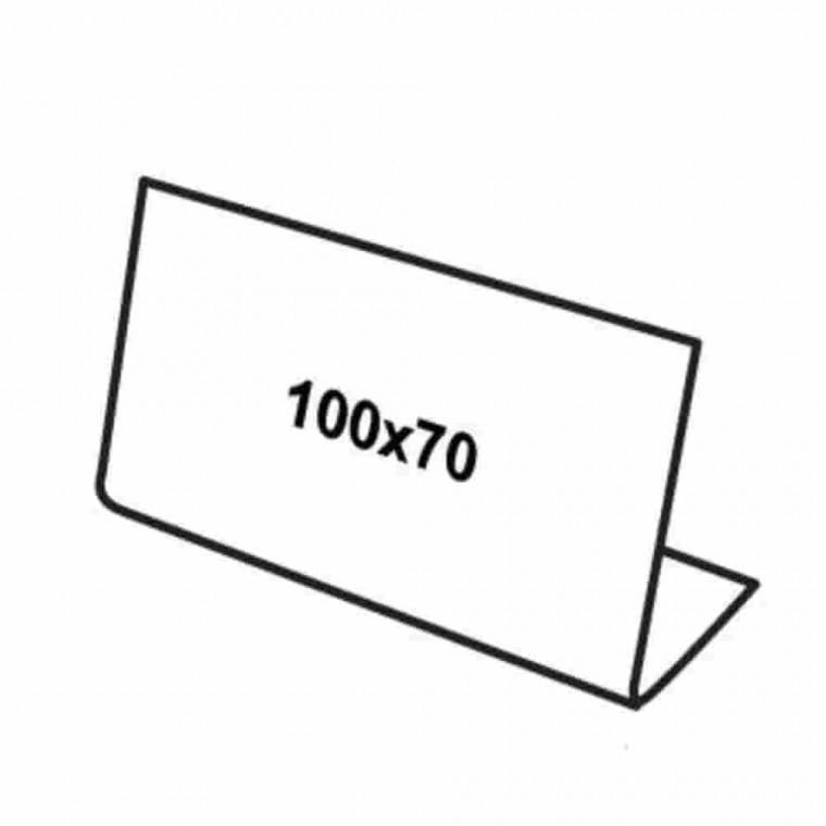 쇼케이스 단면100x70 3EA 베이커리가격표 가격홀더 테이블POP 가격표홀더 베이커리이름표