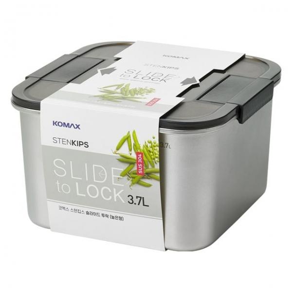 코멕스 스텐킵스 슬라이드 투락 정사각(높은형) 3.7L