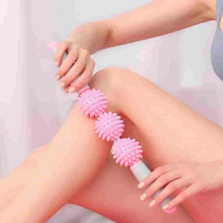 3구 마사지봉 스틱 안마스틱 마사지롤러 승모근마사지 안마봉 목어깨마사지기