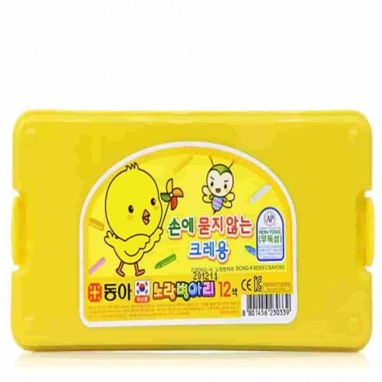 크레용 노랑병아리 12색 색칠도구 크래파스 12색크레용 드로잉도구
