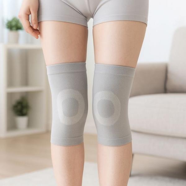 무릎 보온 보호대 S 그레이  무릎패드 무릎아대