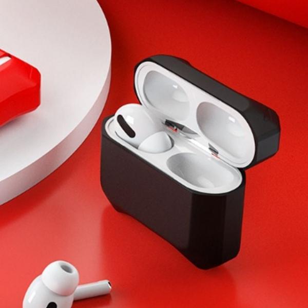 모서리보호 실리콘 에어팟프로 케이스(블랙)