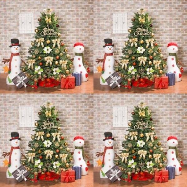 150cm 카니발골드 전나무 혼합 트리 풀세트 성탄절꾸미기 가게인테리어소품