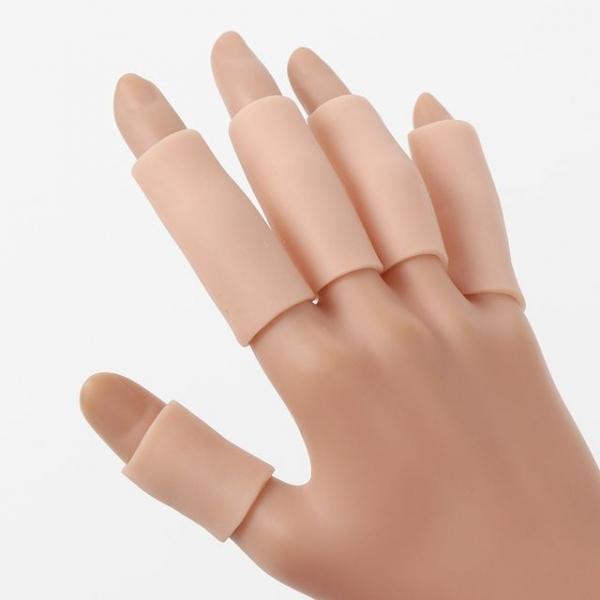 손가락 보호 실리콘 커버 5p세트(오픈형) (피치)