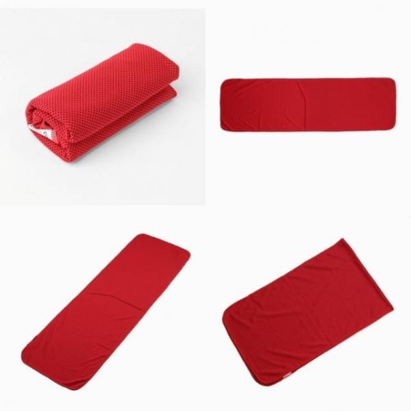 습식 타월 레드 요가 스포츠타올