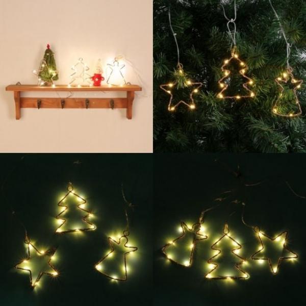 LED 천사 트리 별 장식전구 10cm 마트 무드조명