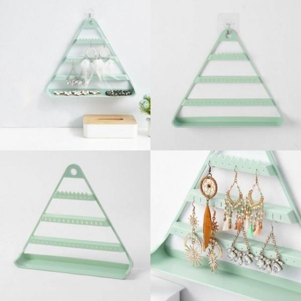 3단 귀걸이 진열대 행거 민트 악세사리거치대 악세사리진열대