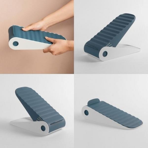 높이조절 슈즈렉 블루 신발보관함 신발정리대