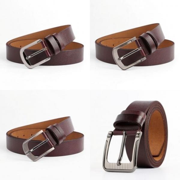 다크체리 소가죽 남성 벨트 120cm 허리띠 정장벨트