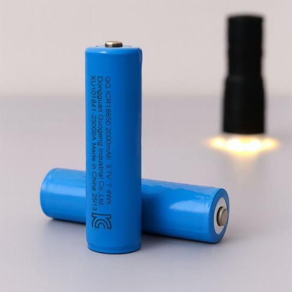 18650 배터리 2000mAh 2p세트 배터리교체 충전용건전지